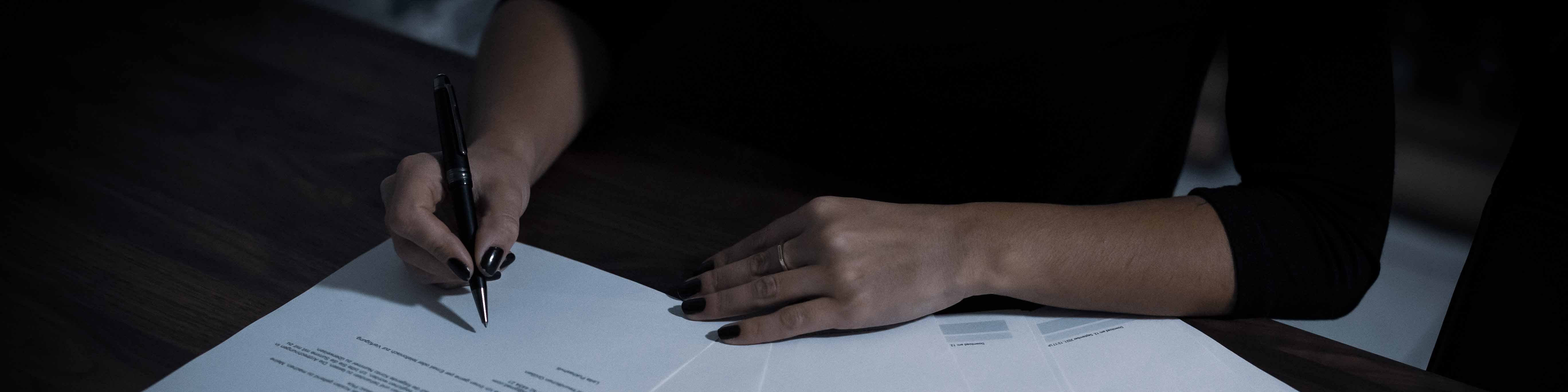 filling out tax forms